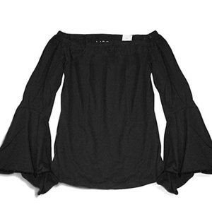 Ann Taylor LOFT - Off the Shoulder Bell Sleeve Top
